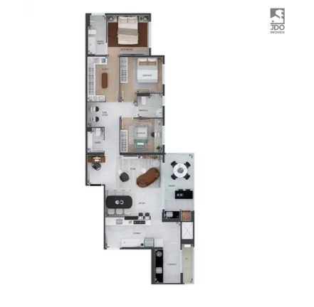 Imagem Apartamento a Venda no bairro Água Verde - Curitiba, PR
