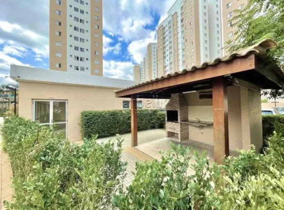 Imagem Apartamento com 54 M², 2 dormitórios, sala, 1 banheiro, área de serviços, cozinha, sacada e 1 va...