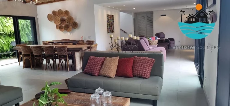 Imagem Praia de Juquehy Casas Para Alugar com, 6 suítes, piscina, a 150m da praia - Acomodação 16 pessoas | Juquehy Imobiliária
