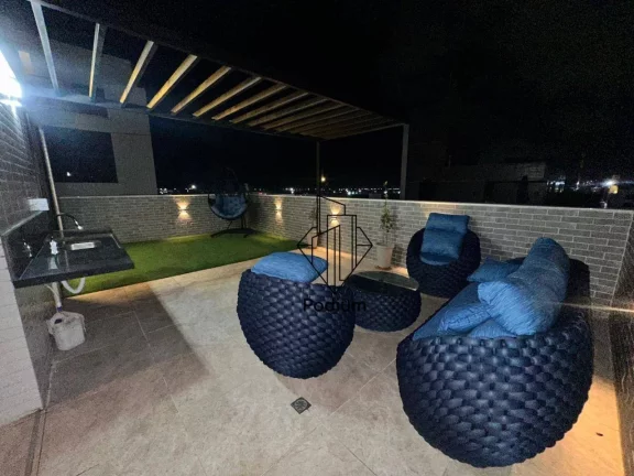 Imagem Flats Studio com varanda/sacada gourmet a 450m da praia de Intermares - FL0280