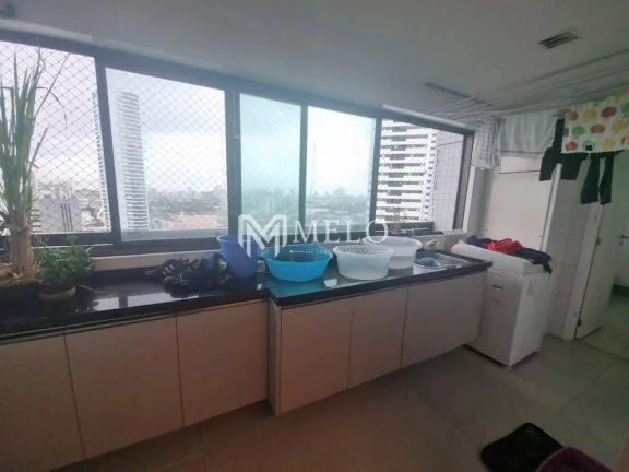 Imagem Edf. 4qts., 3 suítes, 3 vagas, dependência completa173m2 MOBILIADO..