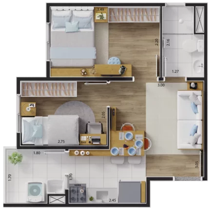 Imagem APARTAMENTO RESIDENCIAL em São Paulo - SP, Guaianases