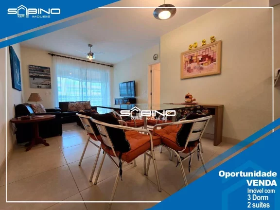 Imagem Apartamento Pé na Areia à venda em Riviera, no Edifício Porto Belo, com 3 dormitórios 2 suítes 108m²