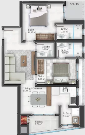 Imagem Apartamento à venda no bairro Morretes - Itapema/SC
