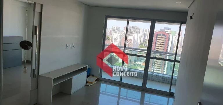 Imagem Apartamento com 1 dormitório à venda, 48 m² por R$ 520.000,00 - Meireles - Fortaleza/CE