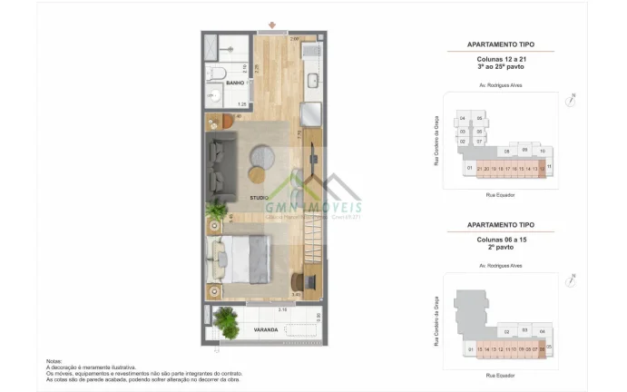 Imagem Farol da Guanabara - Apartamento 1 quarto, Porto Maravilha,RJ