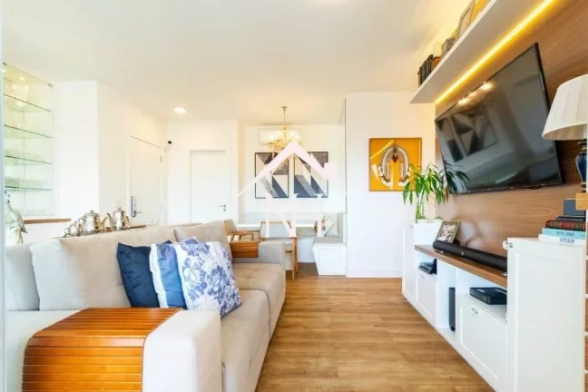 Imagem Apartamento de 109m c/ 3 dormitórios (1 suíte),terraço gourmet,piscinas,quadra poliesportiva, playground,academia,sauna,salão de festas e jogos,jardim