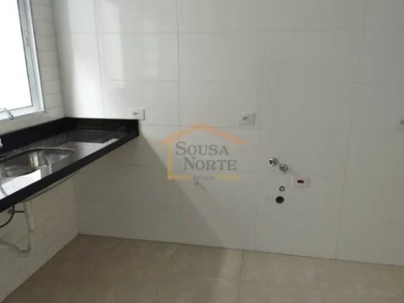 Imagem Sobrado novo com 120 m² de área útil e 85 m² de área construída. Possui 3 dormitórios, sendo ...