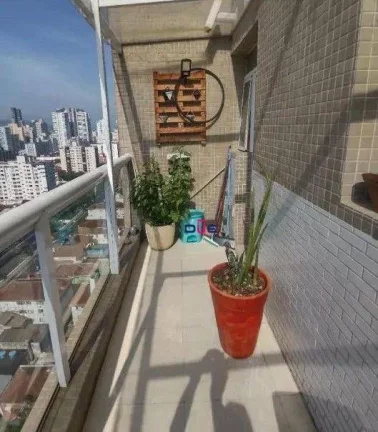Imagem Cobertura com 3 dormitórios à venda, 135 m² por R$ 1.390.000 - Marapé - Santos/SP