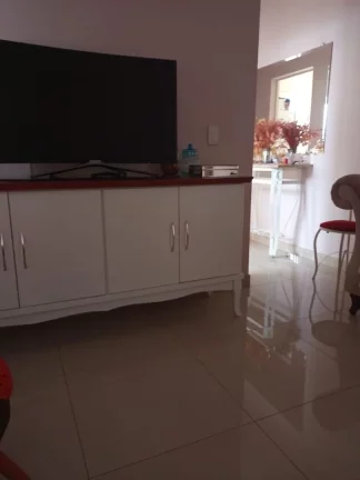 Imagem Apartamento de 1 dormitório com armário, sala, cozinha com bancada em mármore travertino, banheir...