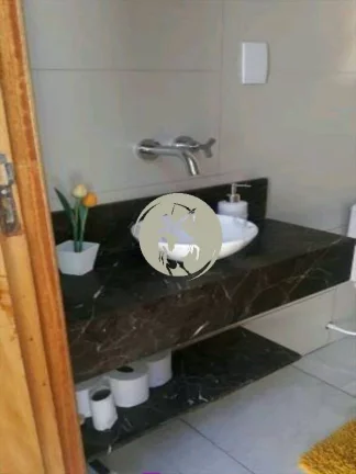 Imagem PISO DE MÁRMORE ITALIANO CREMA MARFIL NA SALA ESTAR E JANTAR E NA ESCADARIA, POLIDOS EM 2014, JUNTA...