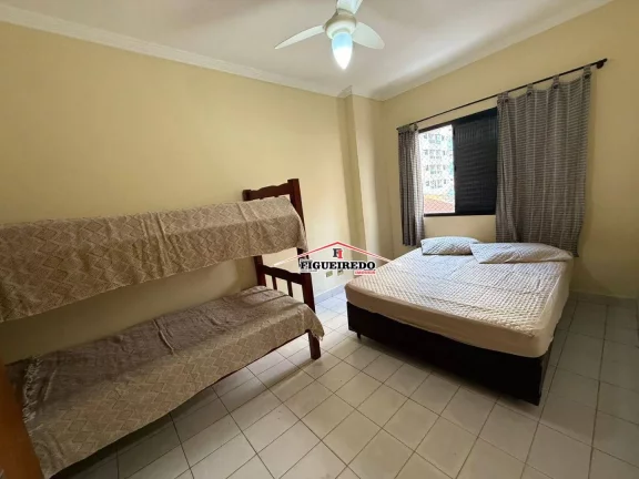 Imagem Apartamento com 1 dormitório à venda, 46 m² por R$ 300.000 - Tupi - Praia Grande/SP