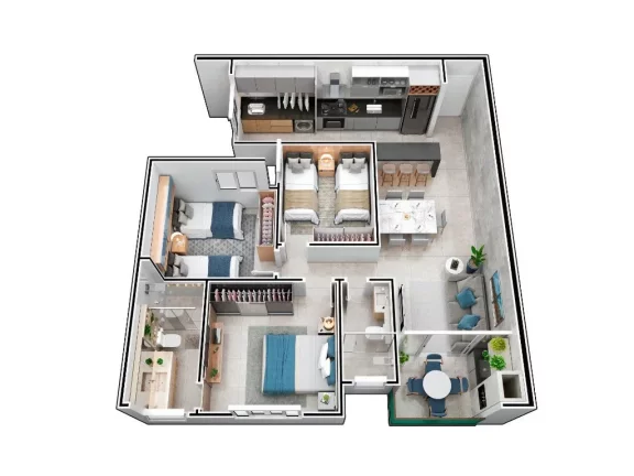 Imagem Apartamento de 3 quartos á venda no Cidade Nobre em Ipatinga