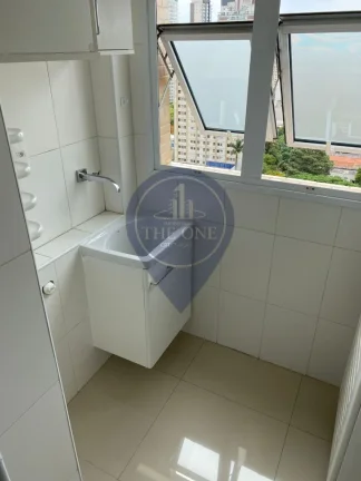 Imagem Apartamento para locação na Vila Olímpia, São Paulo-SP: 1 quarto, 2 salas, 1 banheiro, 1 vaga de garagem - 43m² de pura elegância!