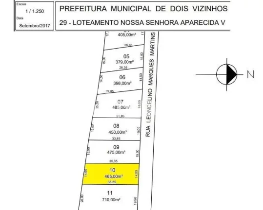 Imagem Terreno ao Lado da Faculdade Unisep Dois Vizinhos