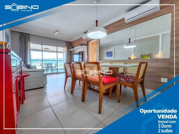 Imagem Apartamento Pé na Areia à Venda com 3 dormitórios sendo 2 suítes 128m² - Riviera de São Lourenço - Bertioga SP Localizado no Módulo 8.