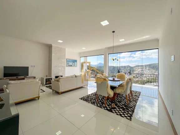 Imagem Casa dos Sonhos em Teresópolis – 4 Suítes, Área Gourmet , Piscina e Conforto na Barra do Imbuí