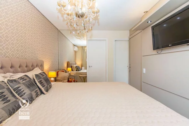Imagem Sobrado em CONDOMÍNIO FECHADO com 3 Suítes, 2 Vagas, Área Gourmet à venda, 160 m² por R$ 869.900 - Xaxim - Curitiba/PR