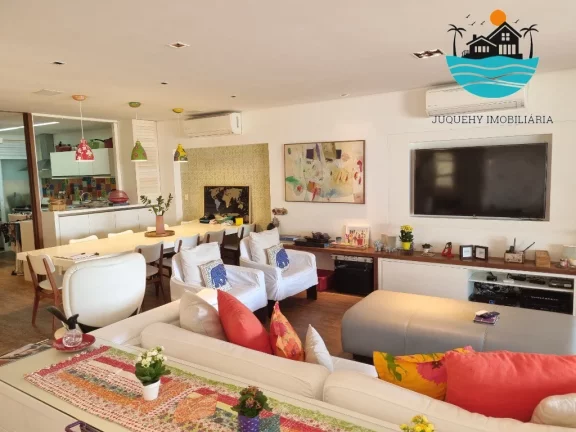 Imagem Casas para Alugar juquehy Pé na Areia com 3 suítes, lado esquerdo, máx. 8 pessoas | Juquehy Imobiliária