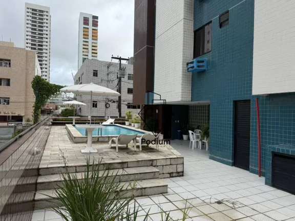Imagem Apartamento com projetados e varanda / sacada com vista mar da praia de Manaíra -