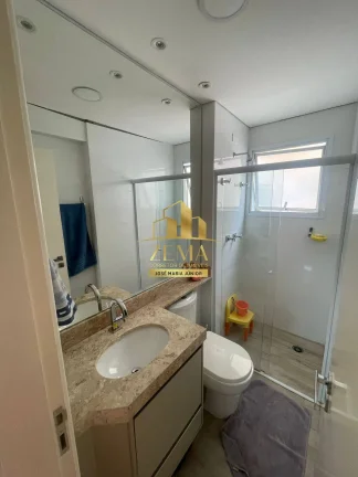 Imagem Apartamento 90m2, 03 dorms, Mobiliado, Ar Cond., 02 vagas, Cond. Completo