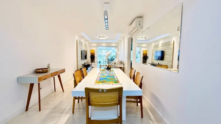 Imagem Imperdível apartamento à venda em Guarujá-SP, Jardim Astúrias: 3 quartos, 2 suítes, 2 salas, 2 banheiros, 2 vagas, 117m²!