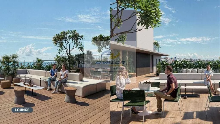 Imagem Vendo Flats de 23 a 68 m², Sala ampla para 03 ambientes, 01 Vaga de Garagem