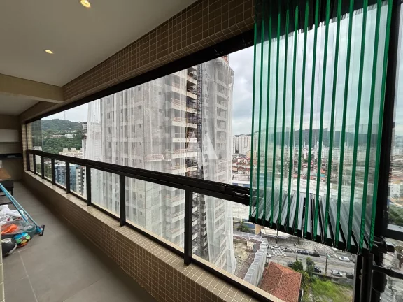 Imagem Apartamento à Venda com 2 dormitórios e vaga demarcada em José Menino, Santos/SP