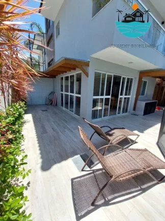 Imagem Casas para Alugar Temporada Juquehy - (Canto direito) pertinho da praia, 5 suítes, piscina aquecida, sauna, máx. 12 pessoas | Juquehy Imobiliária
