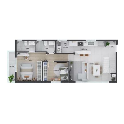 Imagem Saint Maartan - Breve Lançamento - Apartamento à venda no bairro Portão - Curitiba/PR