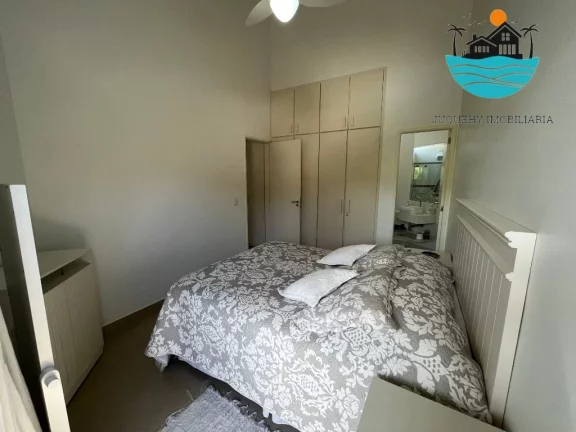 Imagem Juquehy Casa para Alugar Temporada com 3 dormitórios, 1 suíte, 350m da praia - Acomodação máx. 8 pessoas | Juquehy Imobiliária