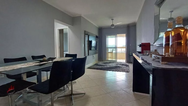 Imagem Apartamento com 2 dormitórios à venda, 77 m² por R$ 550.000,00 - Vila Caiçara - Praia Grande/SP