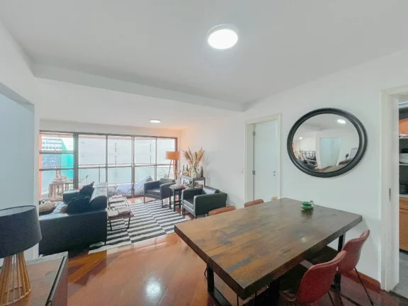 Imagem Apartamento 155M², 4Q, 1 Suíte, 3 Banheiros, 3 Vagas, Sacada, Lavabo, Academia, Piscina, Churrasqueira, Sauna, Quadra, Playground, Depósito, Despensa.