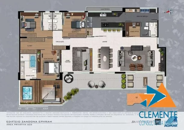 Imagem APARTAMENTO 04 QUARTOS E 04 SUITES BAIRRO SANTO AGOSTINHO BH.