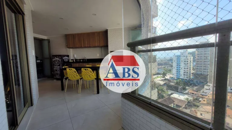 Imagem Apartamento com 3 dormitórios à venda, 122 m² por R$ 999.000,00 - Canto do Forte - Praia Grande/SP