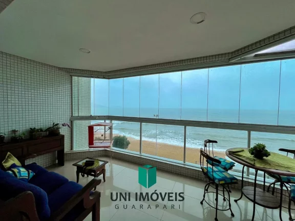 Imagem Amplo Apartamento à venda na Beira Mar da Praia do Morro e com Área externa privativa e área gourmet