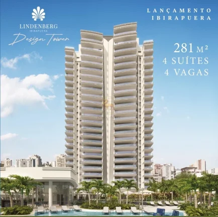 Imagem LINDENBERG IBIRAPUERA - Apartamento de Alto Padrão 281m² no Lindemberg Ibirapuera – Paraíso, São Paulo