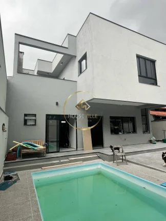 Imagem Casa Sobrado, 4 Dormitórios ( 4 suítes), Bosque dos Eucaliptos, Sjc.