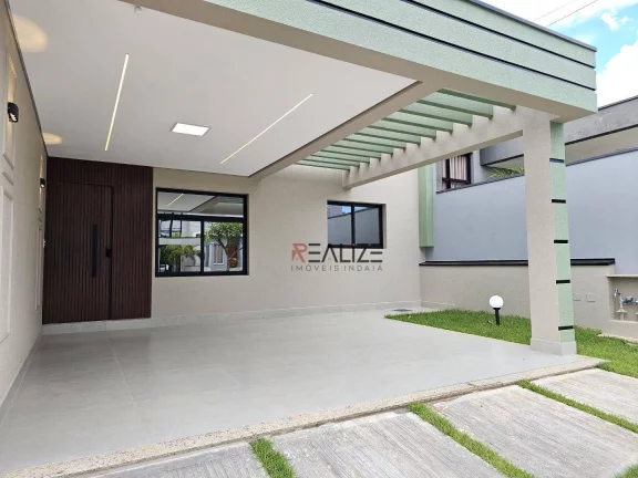 Imagem Casa moderna com 3 dormitórios à venda, 104 m² por R$ 860.000 - Condomínio Jardins do Império - Indaiatuba/SP