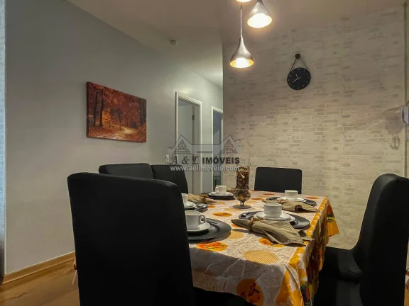 Imagem Apartamento 2 dorms. Reali Fiori — varanda, Airbnb | Campos do Jordão