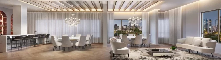 Imagem Espetacular cobertura duplex de luxo na Vila Mariana, São Paulo-SP. 4 quartos, 4 suítes, 5 banheiros, 4 vagas de garagem, 521m². Condomínio Le Six Residences!