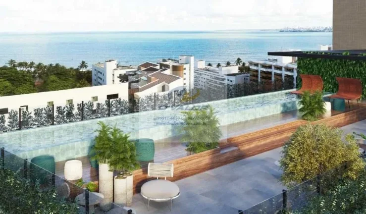 Imagem Vendo Flat de 20 m² a 22m², em Ponta de Campina, Cabedelo