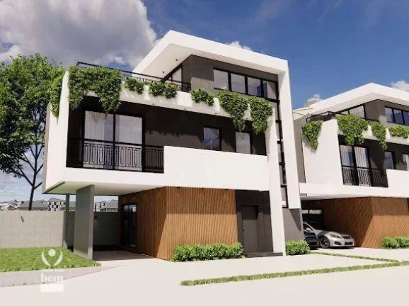 Imagem Estuda Permuta - Sobrado Triplex em Condomínio Fechado - 3 quartos, suíte, terraço gourmet e 3 vagas à venda no Jardim Social