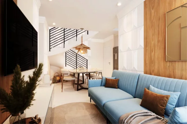 Imagem Cobertura Duplex para Venda em Curitiba, Bairro Alto, 3 dormitórios, 1 suíte, 3 banheiros, 2 vagas