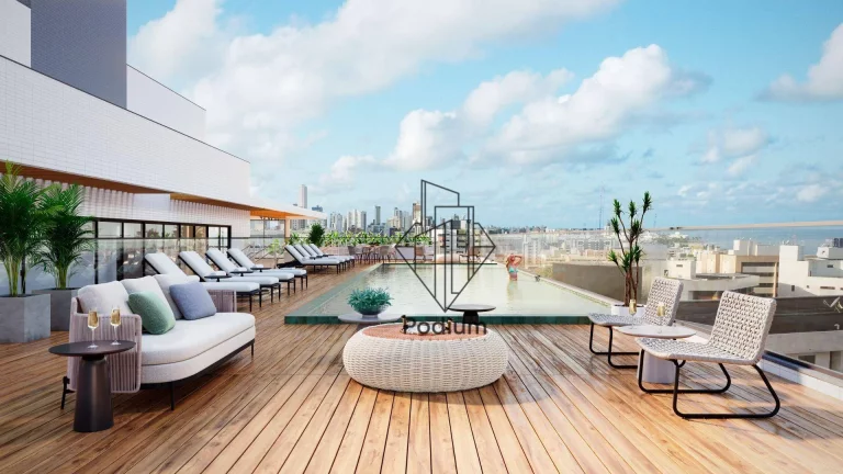 Imagem More a 480m da Praia de Manaíra com Conforto e Sofisticação - João Pessoa/PB - AP2100.