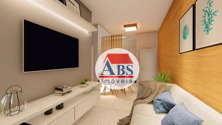 Imagem Apartamento com 2 dormitórios à venda, 60 m² por R$ 345.000,00 - Vila Guilhermina - Praia Grande/SP