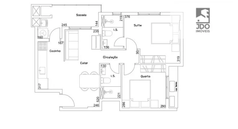 Imagem Apartamento a Venda no bairro Rebouças - Curitiba, PR