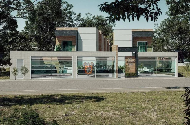 Sobrado com 2 suítes à venda, 86 m² por R$ 380.000 - Vila Atlântica - Mongaguá/SP