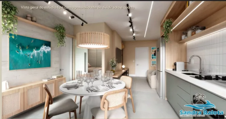 Imagem Estúdio com 42,50m²/Perequê Açú