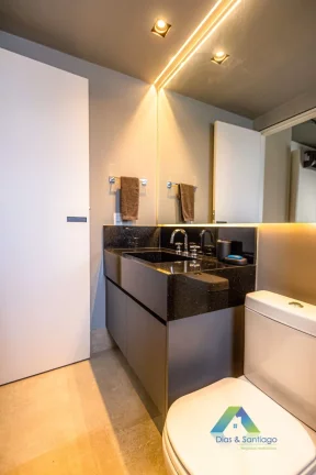 Imagem Apartamento todo mobiliado em Pinheiros com 39m² - 1 suíte com localização privilegiada a 210mts da Estação de Metrô Faria Lima/Pinheiros.